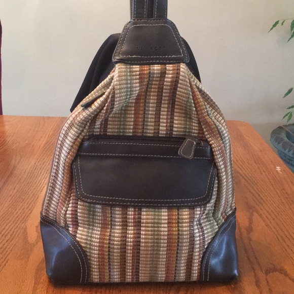 villager Handbags - 🌹NWOT Liz Claiborne Villager Leather & Weave Bag